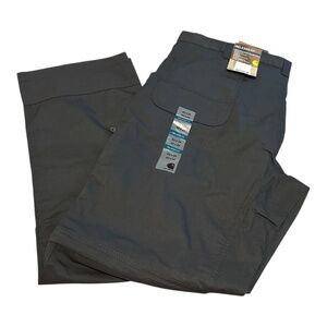 Carhartt 101969 029 Dark Gray Relaxed Fit Force Extremes Zip Off Pant 42x34